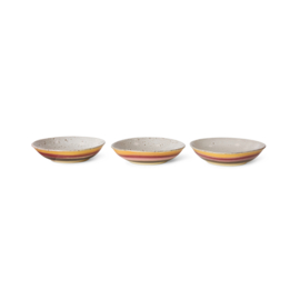 HK LIVING 70S Ceramics curry Bowls hibiscus, per stuk