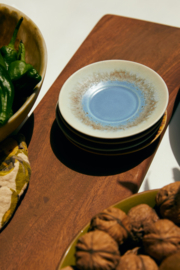HK LIVING Servies 70S Ceramics: Saucers Ocean   azure PER STUK