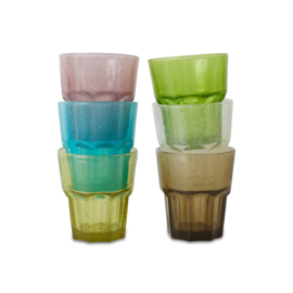 HK LIVING Mineral water glasses set of 6