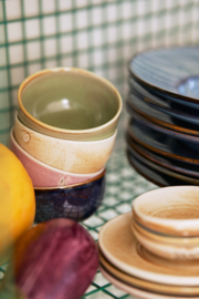 HK LIVING Chef ceramics: bowl RUSTIC CREAM/BROWN