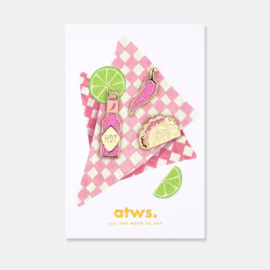 Spicy Set of 3 pins