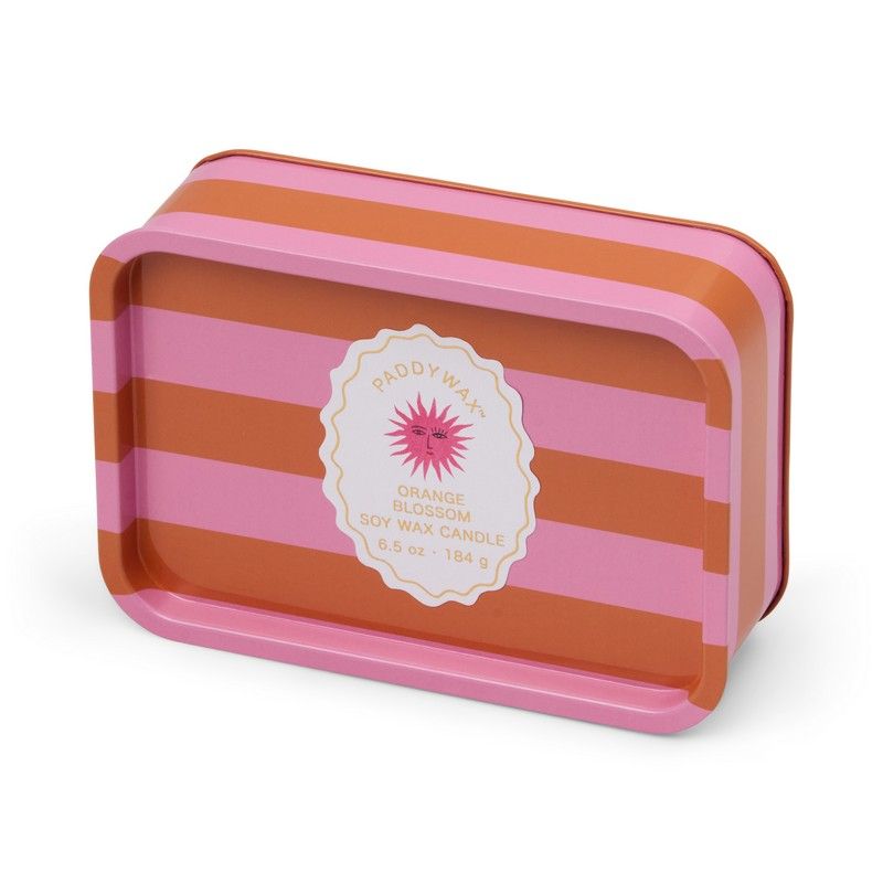 A Dopo  Sun Printed Tin Candle - Orange Blossom