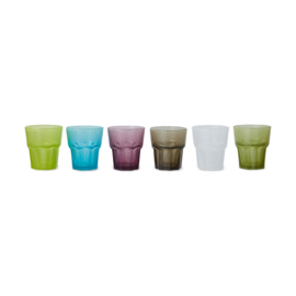 HK LIVING Mineral water glasses set of 6