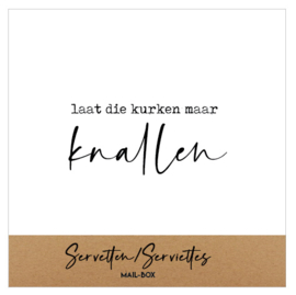 🔆SERVETTEN MET TEKST terug in stock