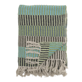 Isnel plaid gerecycled katoen