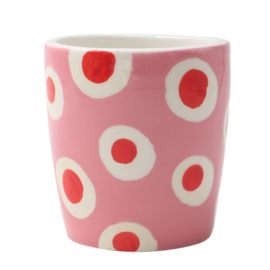 Qué Rico      MUG VALENTINA - rode bollen