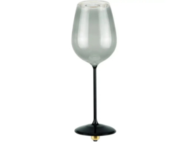 Floating Line | Wijnglas Zwart Smokey