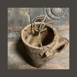 Oude Geiten Melk beker | Hout