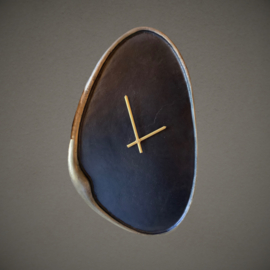 Wandklok | Brons-Zwart