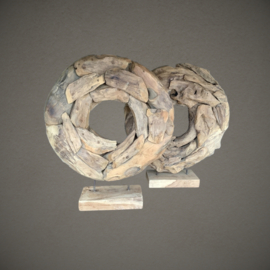 Decoratief wiel | Teakhout