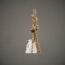 Hanger Houten Vissen | Wit | 50 cm