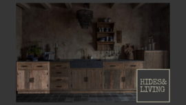 1. 2-Deurs en 2-Lades Kast Smal