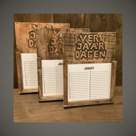 Verjaardagskalender | Hout
