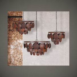 Hanglamp Schijfjes | Roest | Ø 50 cm