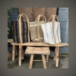 Opbergtas | Jute-Katoen | Wit