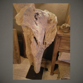 Lamp | Teakroot | 150 cm (zonder kap)