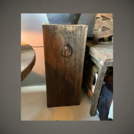 Zuil Meerpaal | Hout teak mix | 90 cm