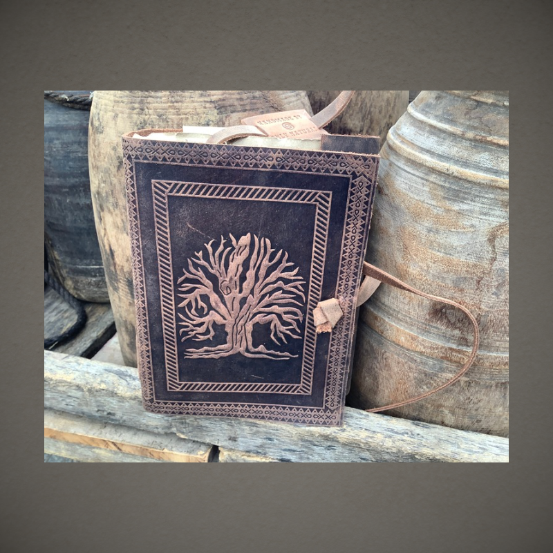 Notitieboek Levensboom Leer