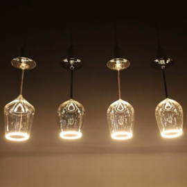 Floating Line | Wijnglas Zwart Smokey