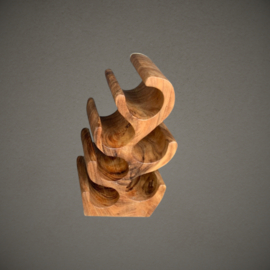 Wijnrek | Suarhout | 50 cm