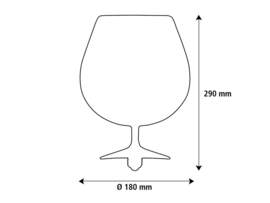 Floating Line | Cognacglas