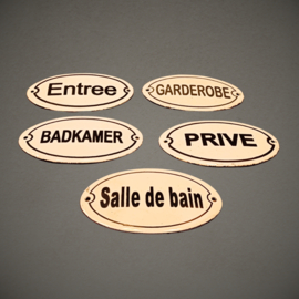 Plaatje Emaille | Diverse teksten