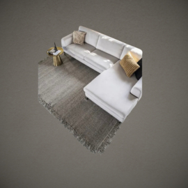 Vloerkleed By-Boo | Woolie - Taupe 200x290