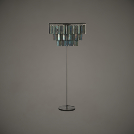 Vloerlamp Lamellen | Metaal 150 cm