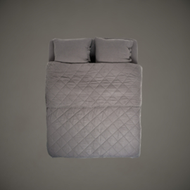 Sprei Linnen | Donkergrijs Diamant