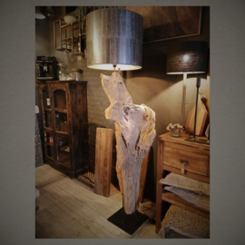 Lamp | Teakroot | 150 cm (zonder kap)