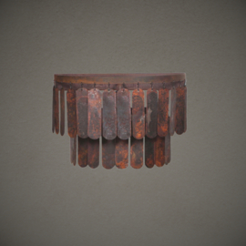 Wandlamp Strips | Roest 40 cm