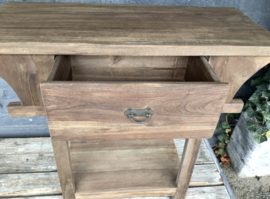 Sidetable | Teakhout | 80 cm