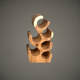 Wijnrek | Suarhout | 50 cm