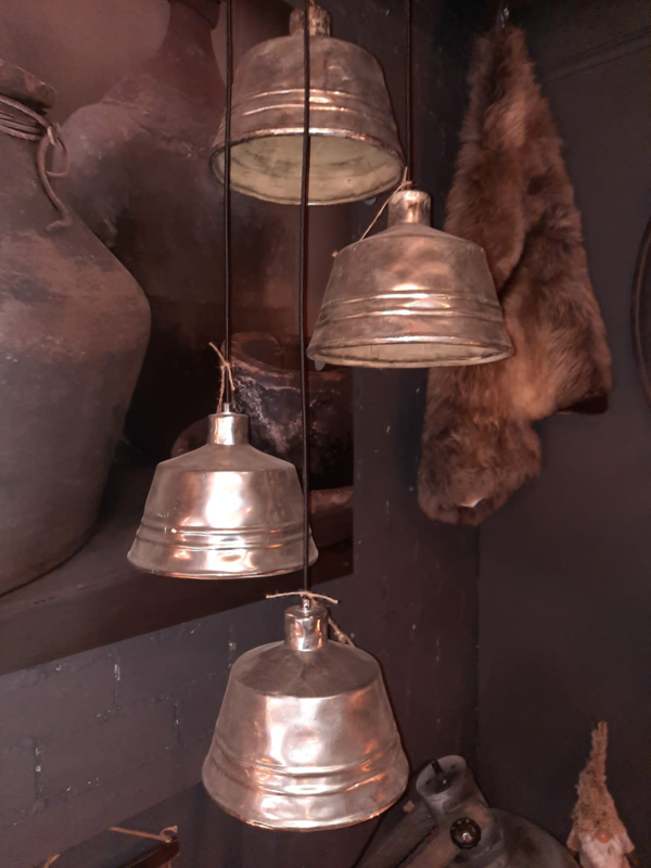 Hanglamp Keramiek Oud Zilver