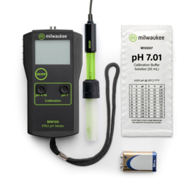 Milwaukee MW100 PRO pH-meter – Nauwkeurige pH-metingen voor Hydrocultuur, Zwembaden en Onderwijs