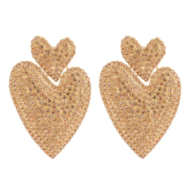 Oorbellen - Statement hart