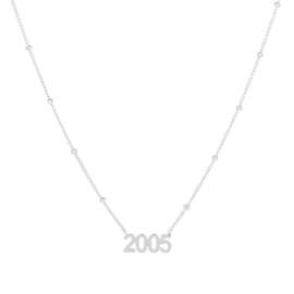 Ketting - Jaartal Zilver