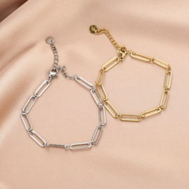 Armband - Schakels zilver