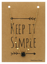 Ketting - Musthave Stone and Coins