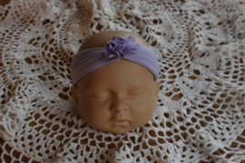 Newborn hoofdband lavendel
