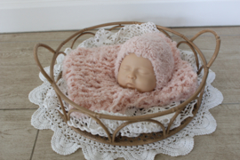 2 Delige newborn set zacht roze