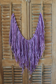 Vintage slinger paars/lila