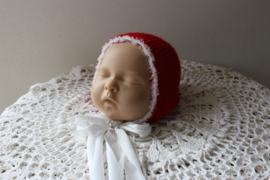 Newborn kerst bonnet