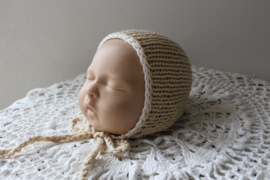 Newborn bonnet beige
