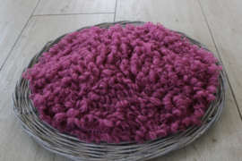 Ronde ruffle blanket brushed alpaca heide