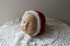 Newborn kerst bonnet