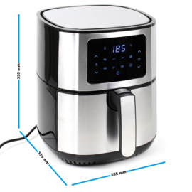 Hetelucht friteuse 4.2L Olievrije roestvrijstalen 1400W touchscreen