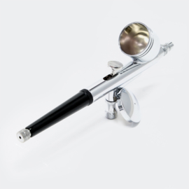 Draagbare mini-airbrushcompressorset V5 dubbele actie