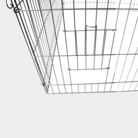 Konijnenren cavia ren met zonbescherming 183x122x60cm