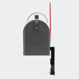 US Mailbox brievenbus Amerikaans Design zilver muurbevestiging